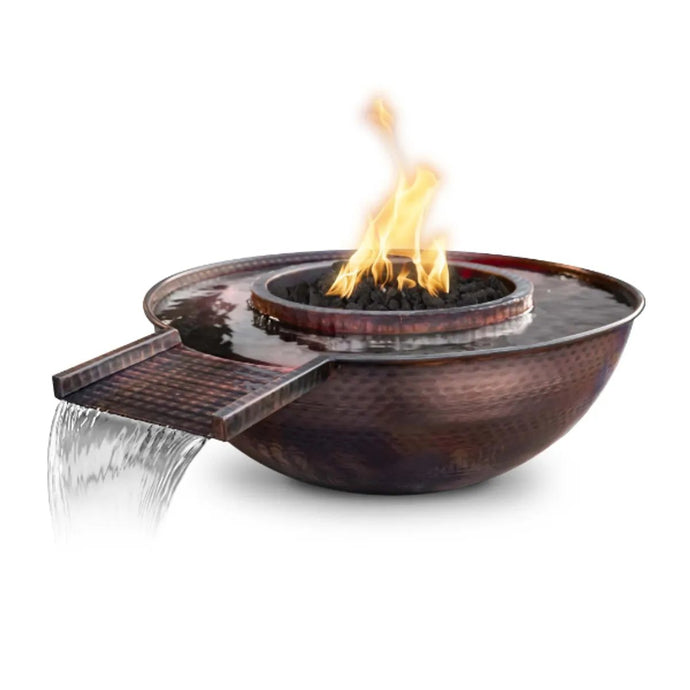 Sedona Copper Fire & Water Bowl - Gravity Spill