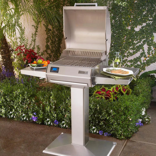 Fire Magic E250s 1800 Watt Electric Grill On Patio Post - E251s-1Z1E-P6