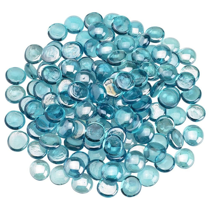 Aqua Blue Luster Fire Beads