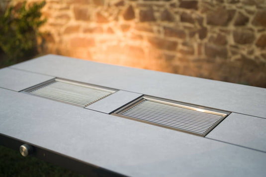 Festavolo FORTE Giorno dining grill table close-up