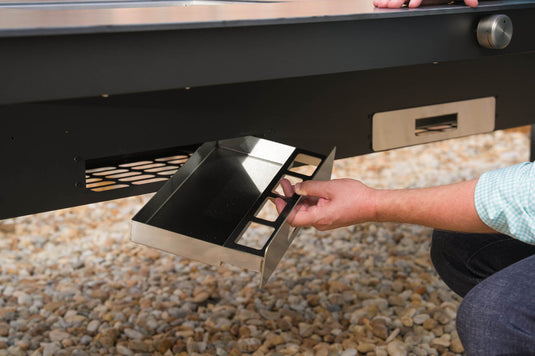 Festavolo FORTE stainless steel grease drip tray for easy cleaning