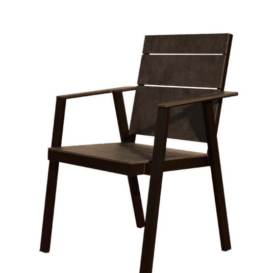 Festavolo FORTE HPL patio chair in Notte finish