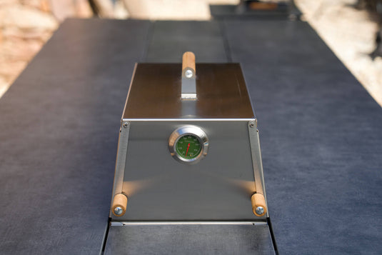 Festavolo Pizza Oven stainless steel case detail
