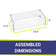 Load image into Gallery viewer, Rectangular Glass Flame Guard for 18" x 6" Drop-In Fire Pit Pan
