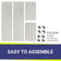 Load image into Gallery viewer, Rectangular Glass Flame Guard for 18" x 6" Drop-In Fire Pit Pan
