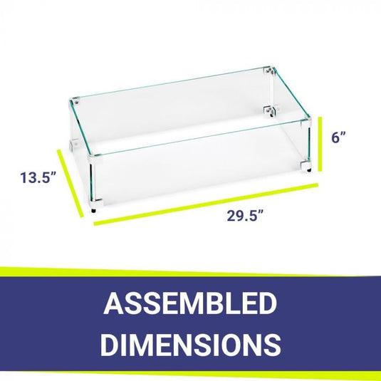 24" x 8" Rectangular Drop-In Pan with Match Light Kit - Natural Gas Bundle