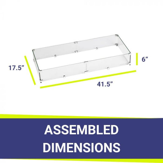 36" x 12" Rectangular Drop-In Pan with Match Light Kit - Propane Bundle