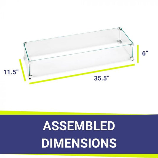 30" x 6" Linear Drop-In Pan with Match Light Kit - Natural Gas Bundle