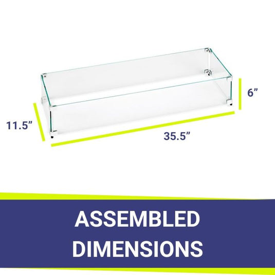 30" x 6" Linear Drop-In Pan with Match Light Kit - Propane Bundle