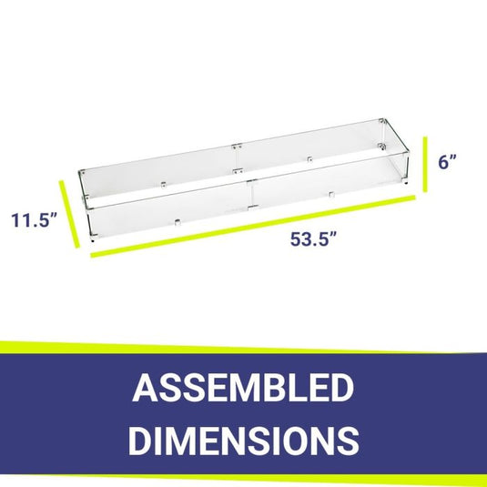 48" x 6" Stainless Steel Linear Channel Drop-In Pan with S.I.T. System - Natural Gas Bundle