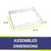 Load image into Gallery viewer, Square Glass Flame Guard for 36" Square Drop-In Fire Pit Pan
