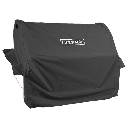 Fire Magic E540d Echelon Drop-In Grill Cover in Black Vinyl with Custom Fit and Side Handles