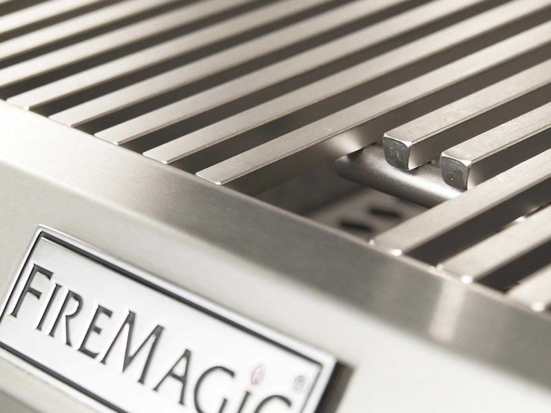 Load image into Gallery viewer, Fire Magic Echelon Diamond E540 30-Inch Drop-In Gas Grill with Stainless Steel Construction and Black Glass Control Panel
