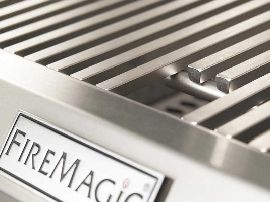 Fire Magic Echelon Diamond E540 30-Inch Drop-In Gas Grill with Stainless Steel Construction and Black Glass Control Panel