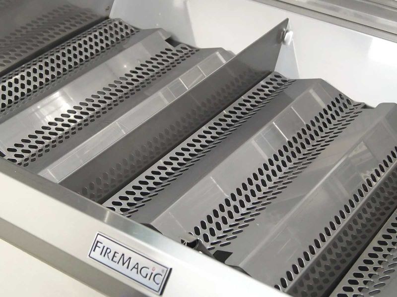 Load image into Gallery viewer, Fire Magic Echelon Diamond E540 30-Inch Drop-In Gas Grill with Stainless Steel Construction and Black Glass Control Panel
