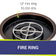 Load image into Gallery viewer, 19" Round Oil Rubbed Bronze Drop-In Pan with Spark Ignition Kit (12" Fire Pit Ring) - Propane Bundle
