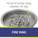 Load image into Gallery viewer, 25" Stainless Steel Round Drop-In Pan With 18" Ring Burner
