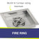 Load image into Gallery viewer, 12" Square Drop-In Pan with Spark Ignition Kit (6" Fire Pit Ring) - Propane Bundle
