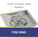 Load image into Gallery viewer, 18" Square Drop-In Pan with Spark Ignition Kit (12" Fire Pit Ring) - Natural Gas Bundle
