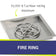 Load image into Gallery viewer, 18" Square Drop-In Pan with Spark Ignition Kit (12" Fire Pit Ring) - Propane Bundle
