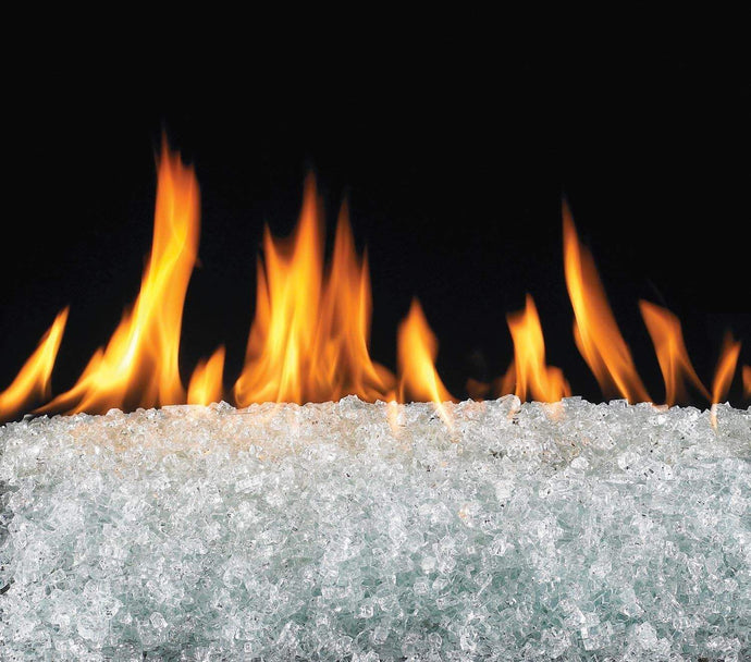 American Fyre Designs 10-Pound Classic Fire Glass, Clear