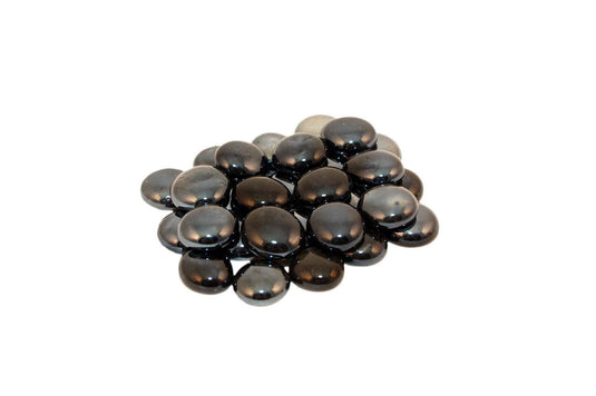 American Fyre Designs 10-Pound Fire Glass Gems, Black Pearl