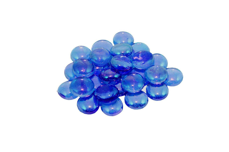 Load image into Gallery viewer, American Fyre Designs 10-Pound Fire Glass Gems, Sapphire
