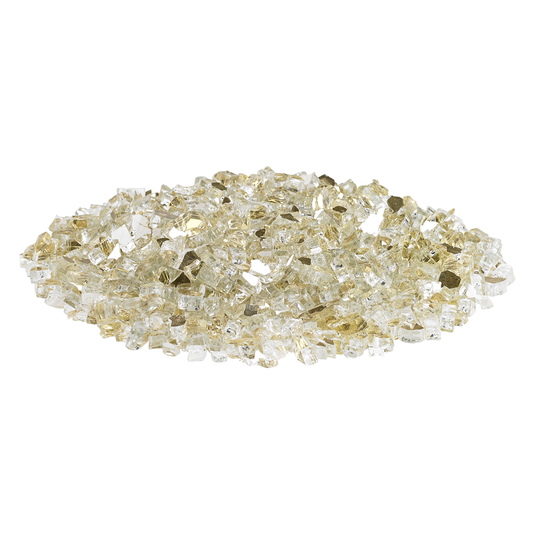 1/4" Gold Reflective Fire Glass