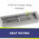 Load image into Gallery viewer, 18" x 6" Stainless Steel Rectangular Drop-In Fire Pit Pan
