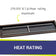 Load image into Gallery viewer, 48" x 14" Oil Rubbed Bronze Rectangular Drop-In Fire Pit Pan
