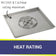 Load image into Gallery viewer, 36" Square Stainless Steel Drop-In Pan with S.I.T. System (18 Ring) - Whole House Propane Bundle

