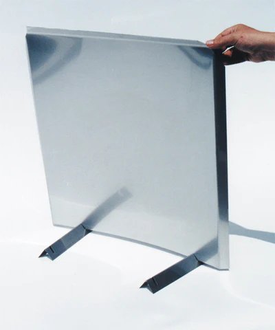 Load image into Gallery viewer, &quot;HEAT REFLECTOR / SHIELD&quot; FIREBACK - 304 STAINLESS STEEL
