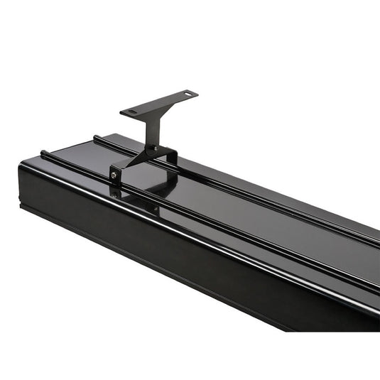 ZBRAK-156 adjustable mounting bracket installed on a HEATSTRIP Enhance Black heater