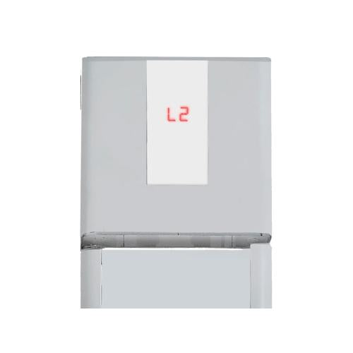 Heatstrip Intense electric infrared patio heater in white with remote and app control – 240V wall or ceiling mounted outdoor heater available in 2200W and 3200W models.