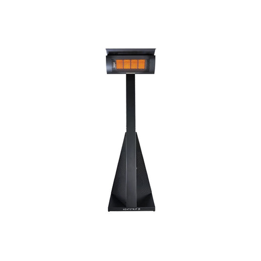 HEATSTRIP Portable 32,225 BTU propane patio heater with freestanding wheeled stand