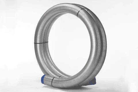 Heavywall stainless steel chimney liner available in various diameters for durable and flexible chimney installations