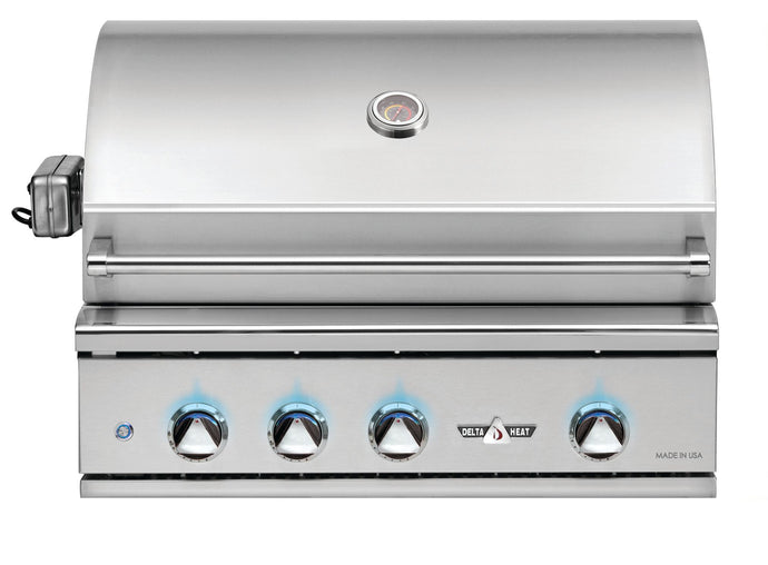 Delta Heat 32-Inch 3-Burner Built-In Gas Grill - DHBQ32G-DN/L