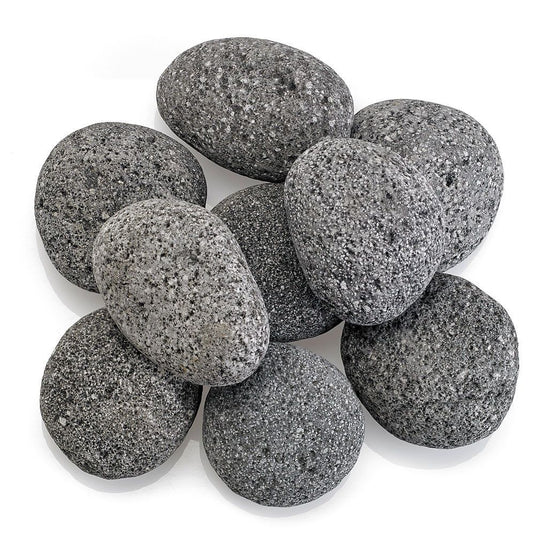 Large Gray Lava Stone Pallet (2" - 4") | 60 x 20-lbs Bags