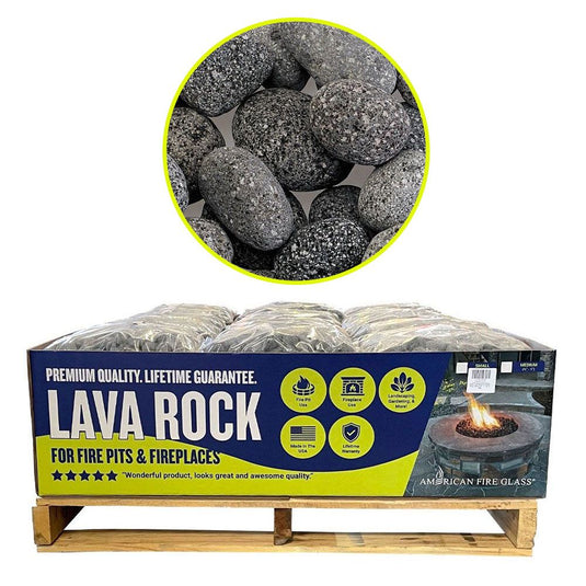 Small Gray Lava Stone Pallet (1/2