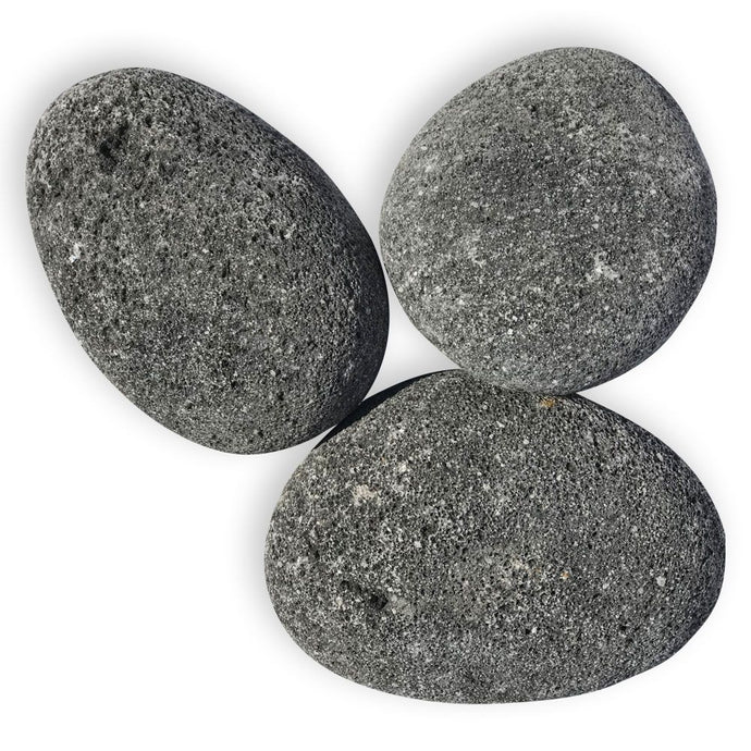 Extra Large Gray Tumbled Lava Stones