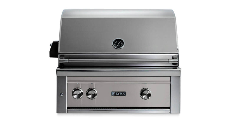 Load image into Gallery viewer, Lynx L30ATRLS 30-Inch Built-In Pro Grill with All Tri-Rotisserie in Limestone Finish
