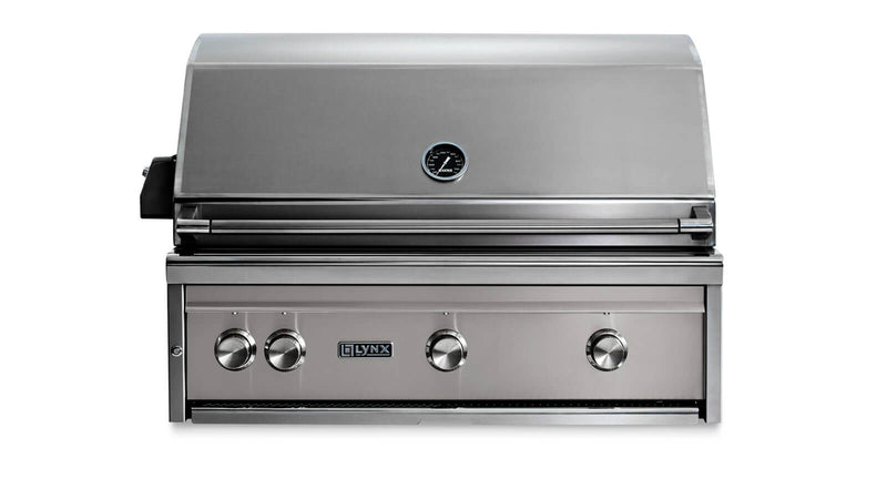 Load image into Gallery viewer, Lynx L36ATRLS 36-Inch Built-In Pro Grill with All Tri-Rotisserie in Limestone Finish

