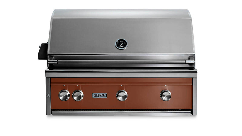 Load image into Gallery viewer, Lynx L36ATRSI 36-Inch Built-In Pro Grill with All Tri-Rotisserie in Sierra Finish
