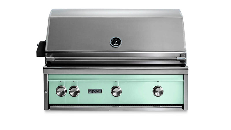 Load image into Gallery viewer, Lynx L36ATRSU 36-Inch Built-In Pro Grill with All Tri-Rotisserie in Surf Finish

