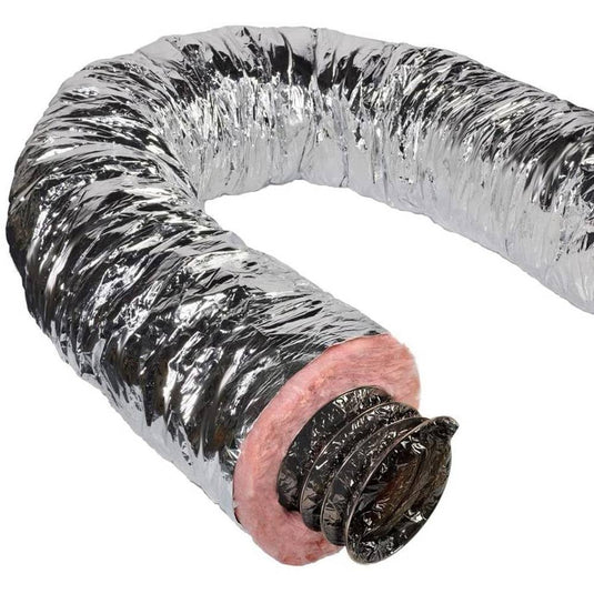 Majestic 4-inch insulated flex duct for outside air chimney kit with two 42-inch sections for compatible fireplaces