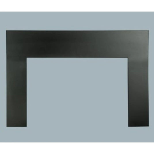 Majestic 44 inch large black metal surround for Jasper, Ruby and Trilliant 30 gas fireplace inserts