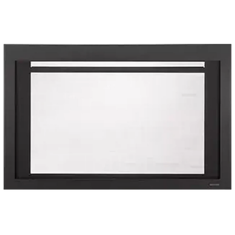 Load image into Gallery viewer, Majestic black clean screen front for Ruby and Trilliant 25 inch gas fireplace inserts

