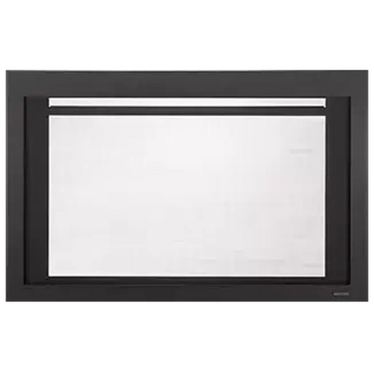 Majestic black clean screen front for Ruby and Trilliant 25 inch gas fireplace inserts
