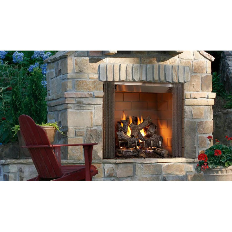 Load image into Gallery viewer, Majestic Castlewood 42 inch traditional outdoor wood burning fireplace
