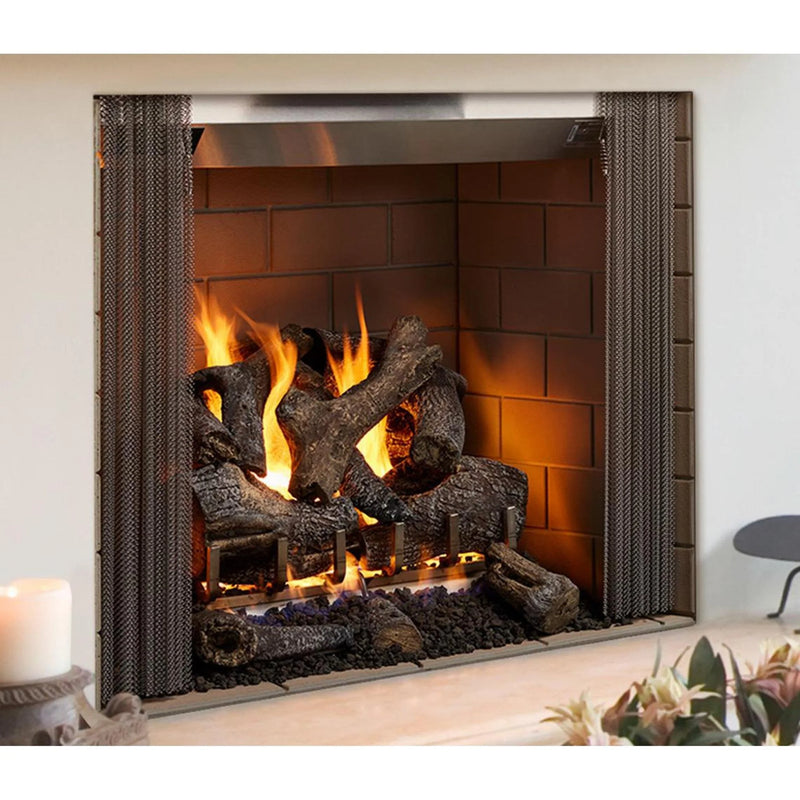 Load image into Gallery viewer, Majestic Castlewood 42 inch traditional outdoor wood burning fireplace

